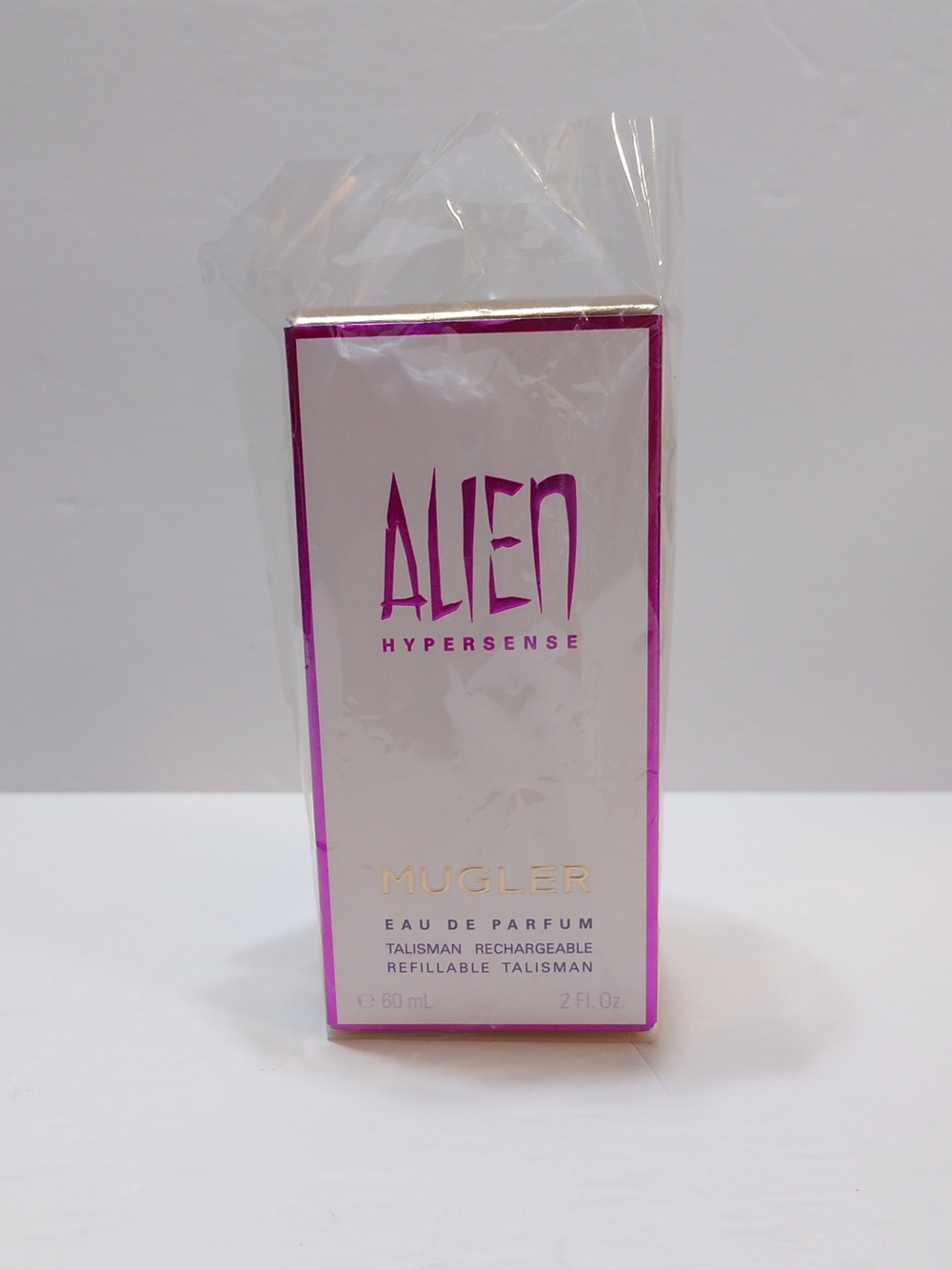 Alien Mugler Hypersence Eau De Parfum 60ml RECHARGEABLE EMPTY BOTTLE, NO PERFUME